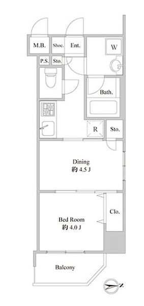 東京都台東区東上野１丁目(賃貸マンション1DK・3階・30.01㎡)の写真 その2