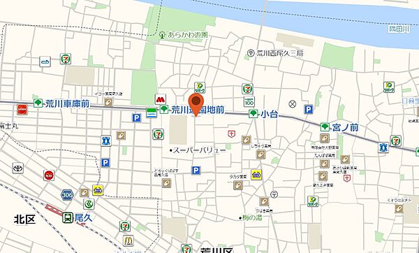 東京都荒川区西尾久５丁目(賃貸マンション1K・2階・25.60㎡)の写真 その6