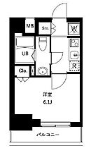 東京都葛飾区宝町１丁目1-7（賃貸マンション1K・11階・21.28㎡） その2