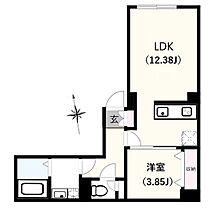 東京都中央区湊３丁目5-3（賃貸マンション1LDK・3階・40.35㎡） その2