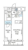 東京都渋谷区東４丁目12-32（賃貸マンション1LDK・4階・38.67㎡） その2