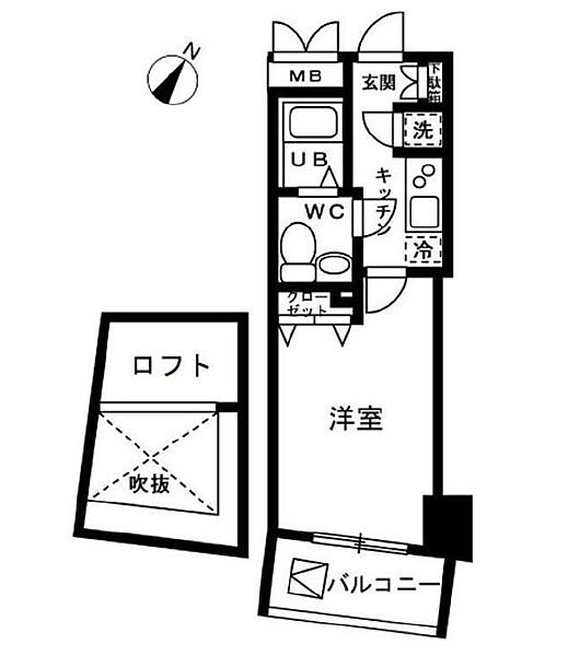 東京都中央区日本橋人形町３丁目(賃貸マンション1K・14階・20.40㎡)の写真 その2