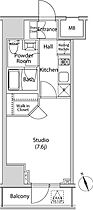 東京都港区新橋６丁目7-7（賃貸マンション1K・5階・26.00㎡） その2