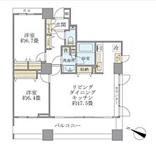 東京都新宿区若松町9-9「（賃貸マンション2LDK・5階・70.90㎡） その2