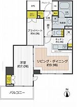 東京都新宿区左門町14-61（賃貸マンション1LDK・6階・54.07㎡） その2