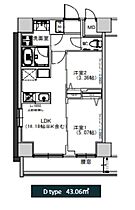 東京都足立区千住橋戸町44（賃貸マンション2LDK・12階・43.06㎡） その2