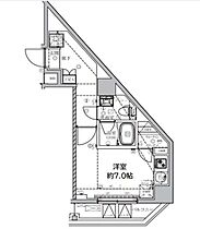 東京都江東区永代２丁目37-20（賃貸マンション1R・3階・26.65㎡） その2