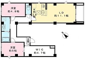 東京都新宿区市谷船河原町12（賃貸マンション2LDK・1階・60.61㎡） その2