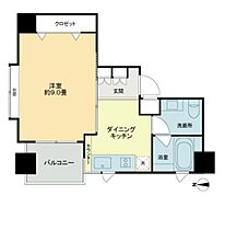 東京都新宿区市谷本村町2-16（賃貸マンション1DK・2階・33.76㎡） その2