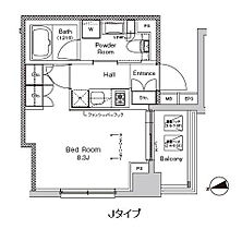 東京都江東区冬木5-11（賃貸マンション1K・9階・26.28㎡） その2