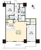 東京都江東区東雲１丁目9-43（賃貸マンション2LDK・34階・77.33㎡） その2