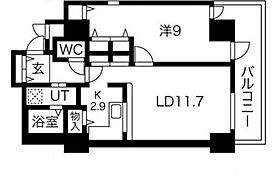 東京都品川区上大崎２丁目10-34（賃貸マンション1LDK・11階・59.20㎡） その2