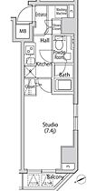 東京都港区新橋６丁目18-24（賃貸マンション1K・9階・24.67㎡） その2