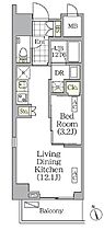 東京都新宿区東五軒町6-22（賃貸マンション1LDK・6階・36.66㎡） その2