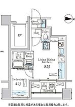 東京都新宿区東榎町7-1（賃貸マンション1LDK・4階・31.18㎡） その2