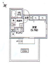 東京都新宿区若葉２丁目5-27（賃貸マンション1R・4階・20.06㎡） その2