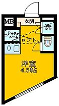 東京都大田区大森本町２丁目25-20（賃貸マンション1R・5階・12.08㎡） その2