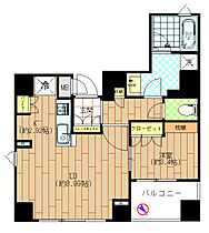 東京都中央区日本橋箱崎町1-9（賃貸マンション1LDK・6階・40.06㎡） その2