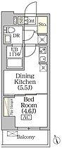 東京都中央区明石町5-20（賃貸マンション1DK・9階・26.40㎡） その2