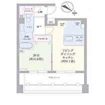 東京都荒川区荒川５丁目28-12（賃貸マンション1LDK・7階・33.45㎡） その2