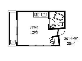 東京都新宿区荒木町18-1（賃貸マンション1R・3階・25.00㎡） その2