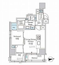 東京都千代田区神田司町２丁目19-1（賃貸マンション2LDK・5階・44.66㎡） その2