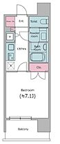 東京都文京区本郷１丁目24-4（賃貸マンション1K・7階・25.60㎡） その2