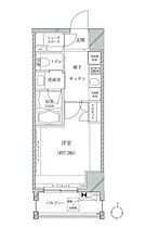 東京都江東区亀戸２丁目18-14（賃貸マンション1K・7階・25.29㎡） その2