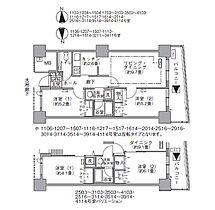 東京都港区海岸１丁目1-1（賃貸マンション2LDK・39階・56.66㎡） その2