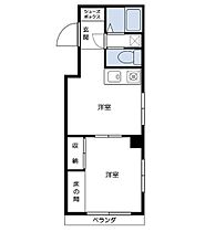 東京都大田区大森北１丁目28-7（賃貸マンション1DK・3階・32.80㎡） その2