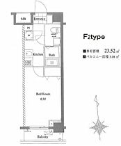 東京都荒川区東日暮里３丁目8-19（賃貸マンション1K・6階・23.94㎡） その2