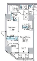 東京都台東区蔵前３丁目18-5(番地)（賃貸マンション2LDK・7階・40.74㎡） その2