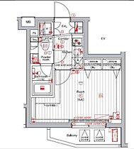 東京都港区赤坂９丁目1-19（賃貸マンション1K・2階・25.72㎡） その2