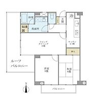 東京都新宿区左門町18-6（賃貸マンション2LDK・3階・58.34㎡） その2