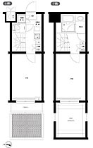 東京都新宿区戸山１丁目15-15（賃貸マンション2K・1階・40.50㎡） その2