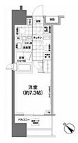 東京都品川区荏原３丁目8-13（賃貸マンション1K・9階・25.03㎡） その2