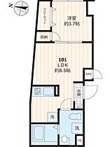 東京都新宿区新小川町8-28（賃貸マンション1LDK・1階・28.90㎡） その2