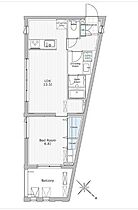 東京都新宿区若松町104-6（賃貸マンション1LDK・2階・47.91㎡） その2