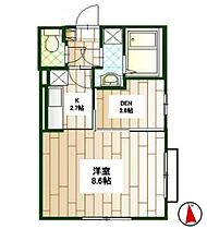 東京都新宿区市谷薬王寺町71-12（賃貸マンション1K・2階・30.38㎡） その2