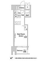 東京都港区芝浦２丁目3-33（賃貸マンション1R・9階・25.08㎡） その2