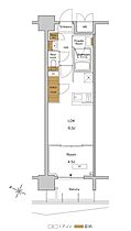 東京都北区東十条３丁目3-1（賃貸マンション1LDK・5階・34.07㎡） その2