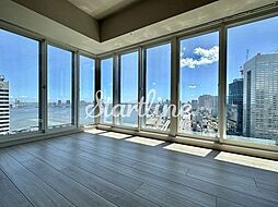 新交通ゆりかもめ 竹芝駅 徒歩2分の賃貸マンション 24階3LDKのリビング/ダイニング