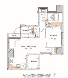間取図画像 1LDK