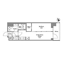 東京都大田区大森西５丁目28-5（賃貸マンション1LDK・2階・34.33㎡） その2