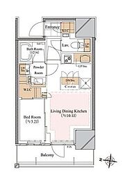 ブランシエスタ白山 1LDKの間取図画像