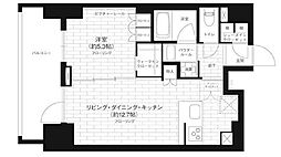 ステージグランデ台東根岸アジールコート 1LDKの間取図画像