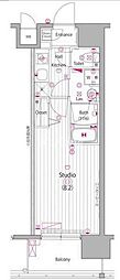 ガーラ・グランディ東陽町 1Kの間取図画像