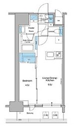 ルフォンプログレ秋葉原マークス 1LDKの間取図画像
