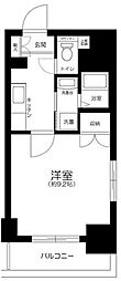 フレールK&Y 1Kの間取図画像