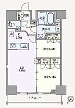 東京都江東区塩浜１丁目3-20（賃貸マンション2LDK・14階・49.83㎡） その2